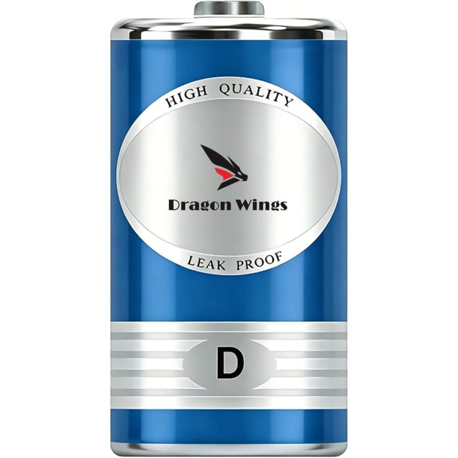 Dragon Wings Coppertop D size alkaline battery single count
