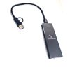 Dragon Wings 30TB ultra slim portable external hard drive with USB Type-C and Micro cable